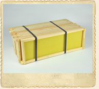 6 1/4" Assembled Frames with Foundation, 10 Pack 6 1/4" Assembled Frames with Foundation, 10 Pack