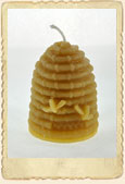 Decorative Candle - Bee Skep