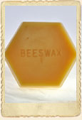 Hexagon Beeswax block - 1 pound