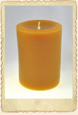 Round Pillar Candle - Medium