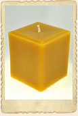 Square Pillar Candle - Small